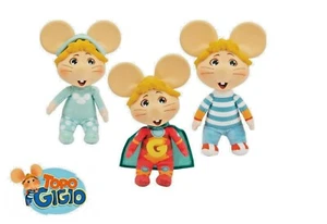 TOPO GIGIO PERSONAGGIO 20 CM 8" CON TESTA IN GOMMA PRIMA INFANZIA 0 + ANNI - Picture 1 of 5