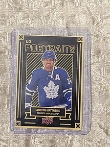 Auston Matthews 2022-23 Upper Deck Series 1 UD Portraits #P-17 Toronto Maple