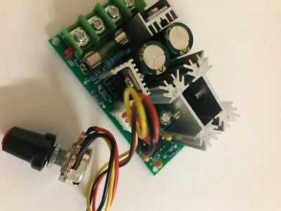 DC 10-60V 20A Pulse Width Modulator PWM DC Motor Speed Control Switch Controller - Image 1 of 4