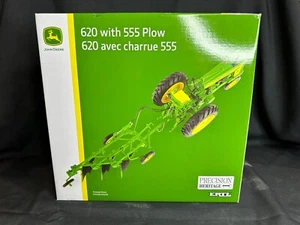 NEW John Deere ERTL 1/16 620 w 555 Plow Precision Die Cast Replica - LP70535 - Picture 1 of 7