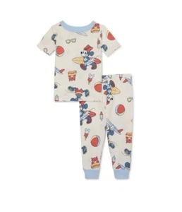 Disney Mickey and Minnie Mouse Summer Toddler Pajama Set 2-Piece Size 3T NWT - Picture 1 of 3