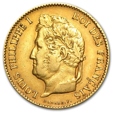 1831-1838 Francia Oro 40 Francos Luis Felipe I XF Foto 1 de 2