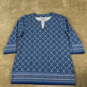 Coolibar St Lucia Tunic Top XL UPF 50+ Level 2 Blue Outdoor Beach Resort - Picture 1 of 11