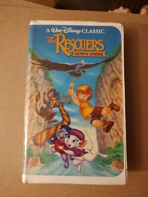 The Rescuers Down Under (VHS, 1991) Black Diamond  - Image 1 of 4