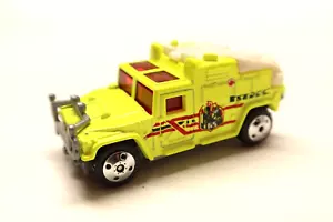 Humvee Matchbox Fire Department Hummer GM 2000 Issue Neon Light Color 1:64 - Picture 1 of 7
