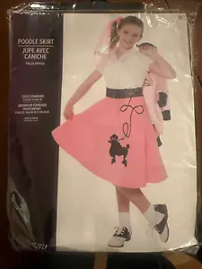 Sock Hop Girls Halloween Costume Poodle Skirt . Up to a Size 10. NEW - Picture 1 of 4