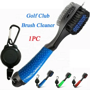 1 PC Golf Club Brush Cleaner And Retractable Groove Sharpener Tool - Picture 1 of 15