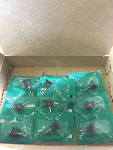 Vintage NOS Amerock Copper 5/8” Weathered steel antique copper knobs pack of 10 Cover