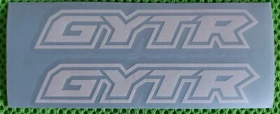 2 ADESIVI ADESIVO YAMAHA GYTR TENERE 700, R1 R6  STICKER BIANCO  12 CM. - Imagen 1 de 2