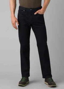 Jeans Prana uomo blu taglia 32 x 34 Hillgard risciacquo lavaggio scheggiato - Foto 1 di 11