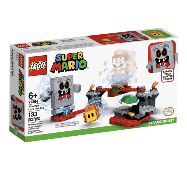 LEGO Super Mario Whomp’s Lava Trouble Expansion Set 71364 Building Kit Retired - Image 1 of 1
