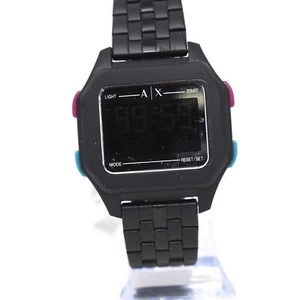 Armani Exchange LCD Schwarz Edelstahl Uhr AX2952 - Bild 1 von 7