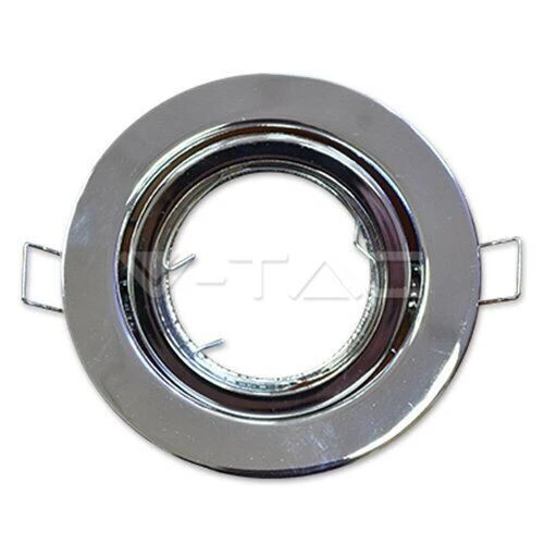 V-TAC VT-7227 3471 PORTAFARETTO ORIENTABILE ROTONDO DA INCASSO PER LAMPADINE GU1 - Immagine 1 di 1