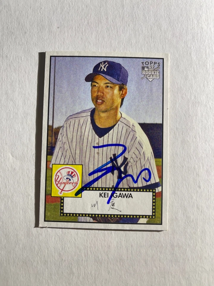 New York Yankees KEI IGAWA Signed Card - Image 1 of 1