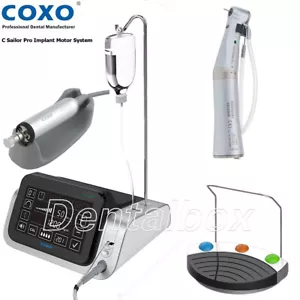 100% COXO Dental Brushless Implant Motor System & 20:1 LED Implant Handpiece - Picture 1 of 17