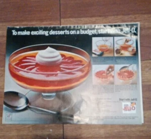 1975 Gewürzter Zimt-Apfel Dessert General Foods Druck Werbung VOLLFARBIG - Bild 1 von 1