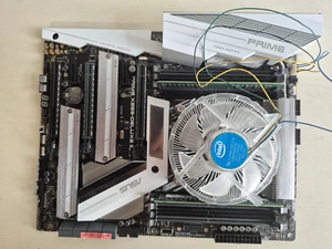 MOTHERBOARD ASUS PRIME X299 DELUXE ll WITH CPU i7-9800X 3.8GHZ RAM PC4 32GB - Picture 1 of 7