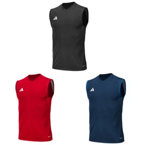 Adidas Mens Tiro 23 Sleeveless Tank Top Shirt Sports Running Training Gym Tee - Picture 1 of 7