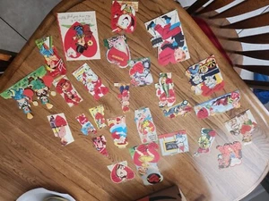 vintage valentine card lot 40s 50s - Picture 1 of 24