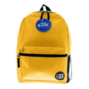 Mochila básica de 16" BAZIC Products, mostaza - Imagen 1 de 1