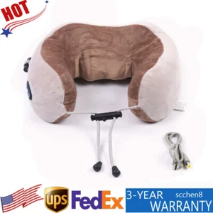 Rechargeable Neck and Shoulder Massager Pillow with Heat and Memory Foam - Picture 1 of 12