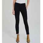 Ag Adriano Goldschmied The Legging Super Skinny Ankle In Super Black Size 26