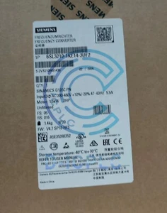 Brand new SIEMENS Converter 6SL3210-1KE14-3UF2 sealed box 6SL 3210-1KE14-3UF2 - Picture 1 of 1