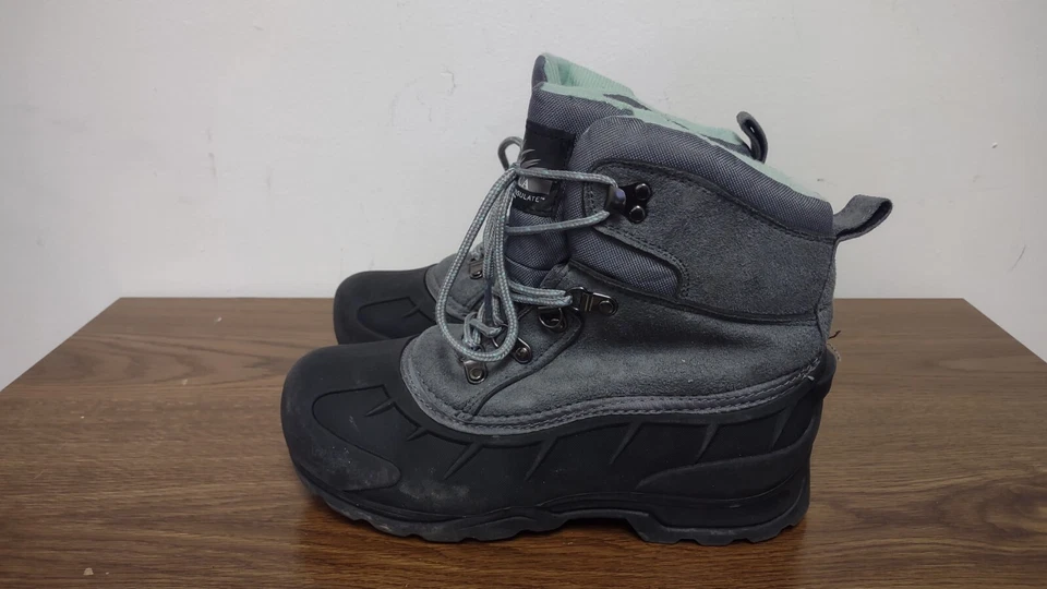 Itasca Granite Peak Thinsulate Snow Hiking Boots Gray/Black Women's Size 8 Foto 1 de 4