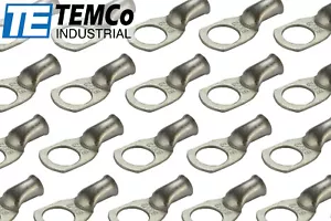 Lote de 50 anillos de orificio AWG 1/2" terminal lengüeta chapado en cobre calibre sin aislamiento - Imagen 1 de 7