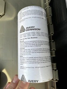 *NEW* Genuine Avery Dennison Price Label 10 Roll Pack WHITE 1100 SERIES - Picture 1 of 2
