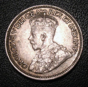 OLD CANADIAN COINS 1919 CANADA SILVER HIGHGRADE TEN CENTS 10 c - Picture 1 of 2
