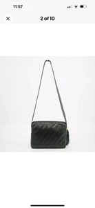 Chanel Vintage Diamond CC Camera Bag Chevron Lambskin Black 3 Series - Picture 1 of 8