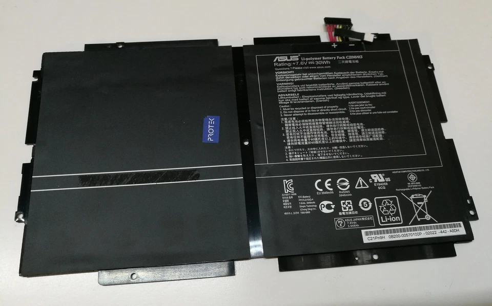 Batteria Battery PC Portatile Asus T300FA C21N1413 7.6V 30Wh - Immagine 1 di 1