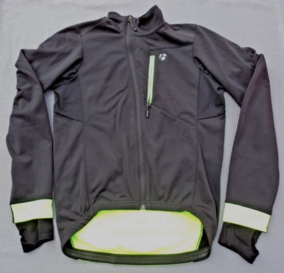 Chaqueta de ciclismo Bontrager Velocis S2 para mujer negra/verde cremallera completa Softshell talla M Foto 1 de 4
