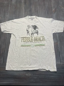 Camisa de golf Pebble Beach XL de colección puntada única hecha en EE. UU. 1991 90’s Paul Azinger - Imagen 1 de 9