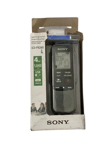Sony ICD-PX240 Digitaler Voice Recorder - geöffnete OVP - Bild 1 von 3