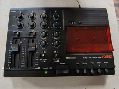 Fostex X 15 x-15 multitracker 4 Track Serviced Excellent - Image 1 of 4