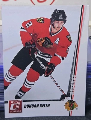 10-11 Donruss Panini Duncan Keith 🚨🚨🚨 Chicago Blackhawks  - Image 1 of 2