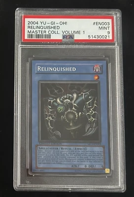 Yu-Gi-Oh! | Master Collection Volume 1 | Relinquished | MC1-EN003 | PSA 9 - Image 1 of 2