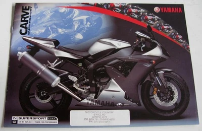YAMAHA CARVE SUPERSPORT Motorcycle Sale Brochure 2002 Austrailian #LIT-SUPER-02 - Image 1 of 3