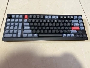 Keychron Q12 Mechanical Keyboard 96% Wired Black Gently Used Left side NumPad - Picture 1 of 4