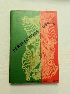 PERSPECTIVES #6 - Winter 1954 w/ HERBERT BAYER Cover, SB LITERATURE/ART RARE VG - Imagen 1 de 5