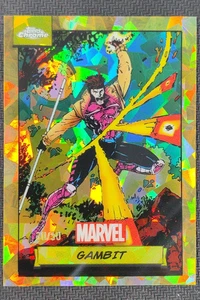 2024 Topps Chrome Marvel Gambit Gold Sapphire Refractor /50 #3 - Picture 1 of 2