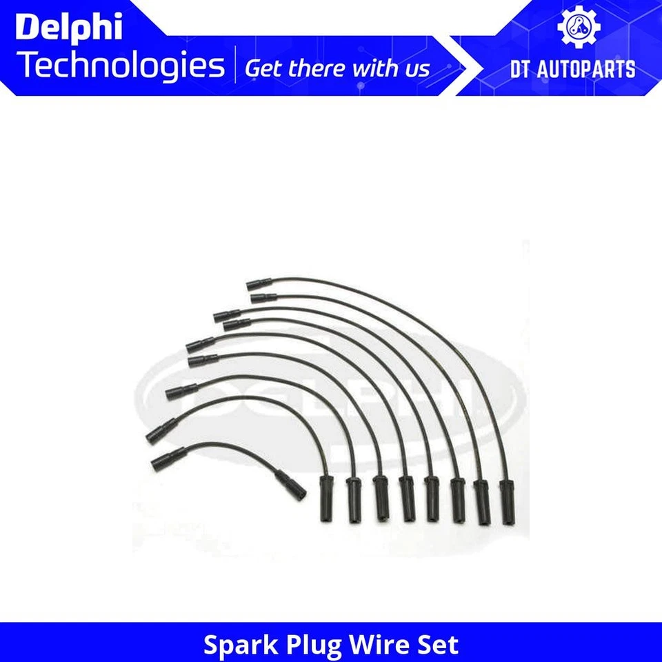 For 1999-2000 Chevrolet C3500HD 7.4L V8 Spark Plug Wire Set Delphi - Image 1 of 4