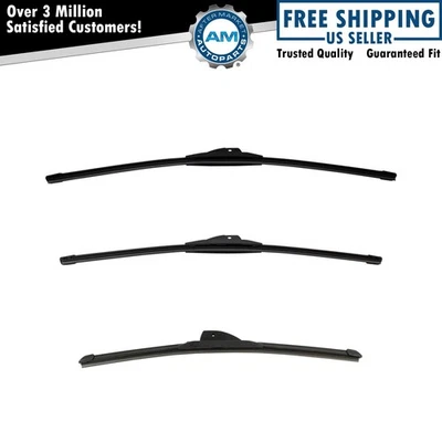 Juego de 3 escobillas limpiaparabrisas delanteras y traseras Trico Tech & Tech Foto 1 de 4