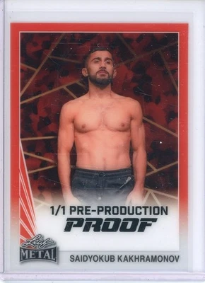 2024 Leaf Pre Production Proof (1/1) Saidyokub Kakhramonov  - Image 1 of 2