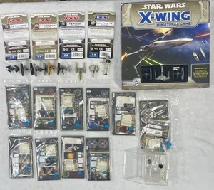 Star War X-Wing Miniature Game The Force Awakens Core Set and Expansions Lot - Picture 1 of 12