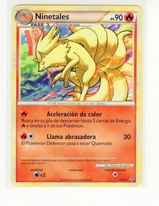 ~ESP~ Carta Pokemon SPANISH Ninetales 20/95 HGSS scatenata NON HOLO (LB3) - Foto 1 di 2
