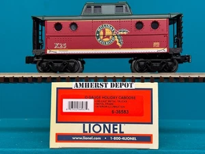 6-36583 Lionel Christmas  Holiday Caboose O/O27  New - Picture 1 of 1