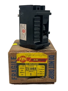 FPE 2230BA Federal Pacific 30 Amp 2 Pole Circuit Breaker 2230 Type NES 240V - Picture 1 of 3
